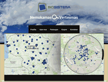 Tablet Screenshot of biosistema.lt